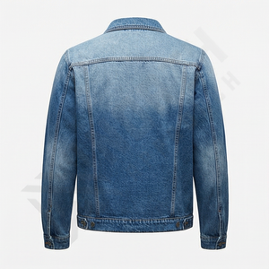 Chaqueta Vaquera Personalizada para Hombre, Colección Streetwear 2025, Moderna, Reversible, Mangas Largas, Transpirable, Cuello Alto - Product Image 2