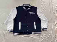 Uniforme d'équipe d'hiver en polaire brossée de haute qualité avec logo personnalisé vestes de baseball universitaire pour hommes vente en gros de veste d'université unie vierge