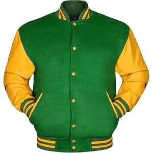 High Quality Wholesale OEM Plus Size Custom Embroidery Varsity <b>Jacket</b> College, Baseball, <b>jacket</b> for <b>men</b> - Product Image 4
