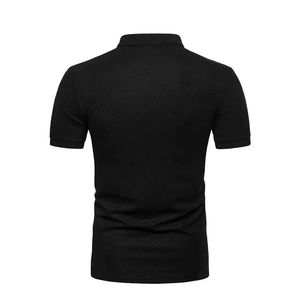 Polo de algodón 100% para hombre, color personalizado, alta calidad, el mejor material, hecho en diseño personalizable - Product Image 3