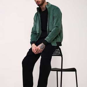 Veste bomber d'hiver pour homme avec logo personnalisé, fabricant OEM, veste zippée décontractée haut de gamme, imperméable, 100% soie, haute qualité, légère - Product Image 4