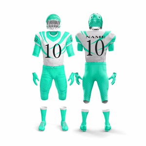 Uniforme de Fútbol Americano Profesionalmente Fabricado con Mangas Cortas, Diseños Personalizables Impresos - Product Image 5