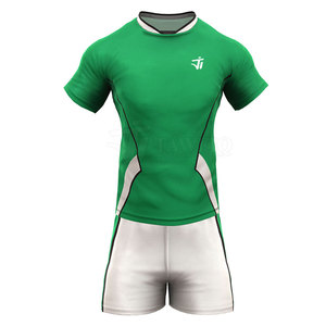 Uniforme de rugby respirant pour hommes, dernier modèle, avec nom d'équipe personnalisé, ensemble de vêtements de sport d'extérieur à quantité minimale de commande basse - Product Image 1