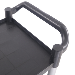 Custom Catering Equipment 3 Tier Restaurant Service Plastic Kitchen <strong>Trolley</strong> Rolling Food Cart - Product Image 5