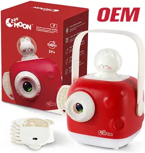 Proyector <span class=keywords><strong>de</strong></span> Cuentos Personalizado para Niños, Proyector <span class=keywords><strong>de</strong></span> Luz Nocturna para Dormir Bebés con 8 Cuentos y Música - Product Image 1