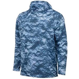 UPF50 + chemises à manches longues en polyester respirant et évacuant la transpiration pour hommes chemises de pêche en maillot de sublimation avec capuche - Product Image 3