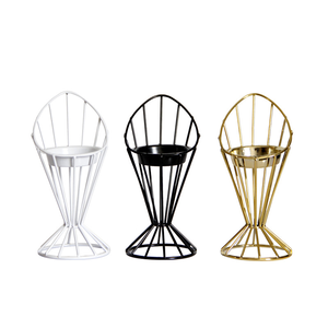 Portavelas decorativo de metal, moderno adorno de mesa, centro de mesa para bodas, soporte votivo premium, decoración para el hogar, regalo para festividades - Product Image 6