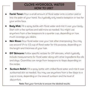 Hidrosol de Clavo, Producto de Especias y Hierbas - Product Image 6