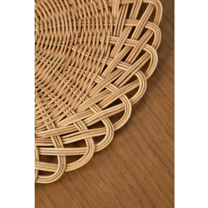 Napperon rond en rotin peint à la main naturel moderne et assiette bohème décor à la maison Vietnam vente en gros - Product Image 3