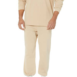 Pantalon de jogging pour homme en molleton 100% coton de haute qualité, léger, décontracté, écologique, respirant, coupe ample, streetwear, lavé - Product Image 5