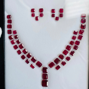 Ngọc hồng ngọc tự nhiên sang trọng, được xử lý nhiệt và đạt chất lượng tuyệt hảo & đá sáng bóng hạng AAA, nguồn gốc Mozambique, hoàn hảo để làm đồ trang sức - Product Image 1