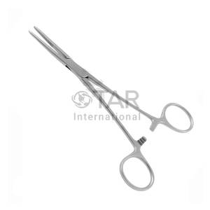 คีมหนีบห้ามเลือดสแตนเลสสตีลแบบพรีเมี่ยม14.0ซม. เครื่องมือทางการแพทย์สัตวแพทย์ - Product Image 4