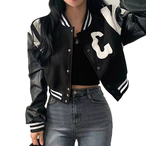 เสื้อแจ็กเก็ตสตรีเสื้อแจ็กเก็ตทีมตัวแทนปักโลโก้ตามสั่งสำหรับผู้หญิง - Product Image 1