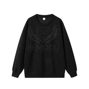 Sweat-shirt en strass pour hommes de haute qualité Sweat-shirt en strass pour hommes personnalisé Meilleure vente Sweat-shirt en strass pour hommes - Product Image 4