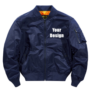 Chaqueta de nailon personalizada para hombre, chaqueta de bombardero de vuelo, chaqueta de bombardero bordada 2025 - Product Image 3