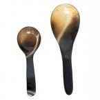 Cuillère en corne naturelle de haute qualité, écologique, pour la maison, le restaurant, les mariages, les cadeaux, l'utilisation en cuisine, design classique poli - Product Image 3