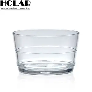 [Holar] Taiwan Made 10 "Klare runde Plastiksalat-Servier schale für Salat-Bonbon-Keks