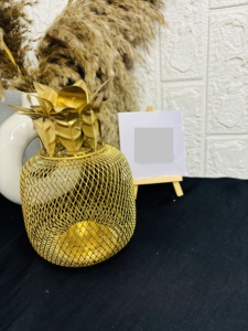 โคมไฟแขวนสีทองสไตล์วินเทจสำหรับชาวโมร็อกโกทรงแอปเปิ้ลทำจากโลหะทองเหลืองใช้ในการตกแต่งบ้าน - Product Image 4