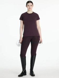 Camisa de mujer para montar a caballo, ropa ecuestre informal de algodón suave, tela ligera y duradera, Top cómodo para montar a caballo a diario - Product Image 6