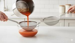 Passoire de cuisine multifonctionnelle en acier inoxydable, écologique, compatible lave-vaisselle, pour l'extraction de jus - Product Image 2