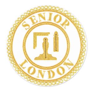 Masonic Regalia Mejor Calidad Al Por Mayor Masonic Regalia Delantal Insignias Hecho En Pakistán 2025 Masonic Delantal Insignias - Product Image 1