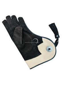 RehexImpex 2026 Guantes de Cetrería de Nueva Llegada, 35cm, Cuero Nubuck, Doble Capa de Protección, Guantes para Manipulación de Halcones, Logotipo Personalizado - Product Image 4