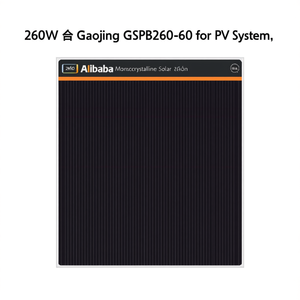 Panel Solar Monocristalino de 260W Gaojing GSPB260-60 para Sistema Fotovoltaico - Product Image 2