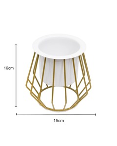 Pot de fleurs en métal rose de qualité supérieure pour plantes d'intérieur, décoration moderne pour salon, chambre à coucher, bureau et balcon, vente en gros en provenance d'Inde - Product Image 3