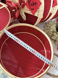 Vietnam Bamboo Woven Storage <b>Basket</b> Handmade Fruit Holder Tabletop Serving <b>Tray</b> - Macy - Product Image 6