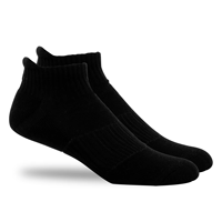 Chaussettes décontractées pour hommes 100 % coton, mi-épaisses, invisibles, avec logo personnalisé, motif géométrique antidérapant sur le corps et le dessous, pour l'été et le sport
