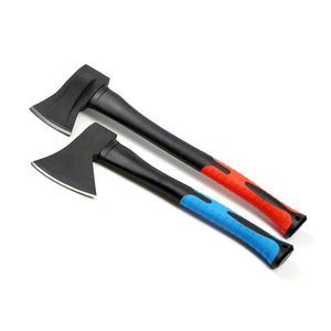 Tête de hache en acier au carbone à double lame avec manche en fibre de verre pour la coupe en extérieur - Product Image 5