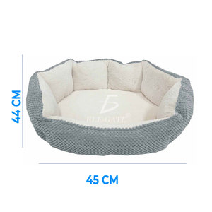 Cuccia per Animali Domestici Taglia Media XL per Cani e Gatti, Cuscino Imbottito Durevole in Bambù, Design Solido per un Sonno Confortevole - Product Image 5