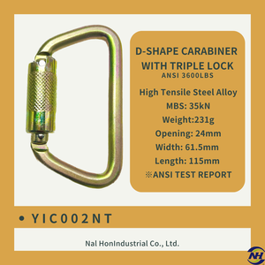 ตะขอยึด YIC002NT รูปตัว D ที่ไม่ซ้ำใครสำหรับใช้งานง่ายตะขอคุณภาพสูงสำหรับวัตถุประสงค์ต่างๆ - Product Image 2