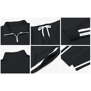 Chándales de algodón en blanco con logotipo personalizado para hombre, chándales para correr, ropa de calle, sudadera con capucha y joggers, conjunto de chándal para hombre, novedad - Product Image 5