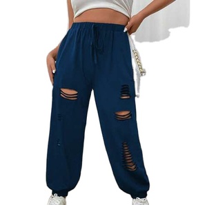 Pantalones Deportivos de Algodón 100% Casuales, Antiarrugas, de Peso Medio, con Cierre de Cordón, Estilo Urbano, Personalizados por el Fabricante - Product Image 6