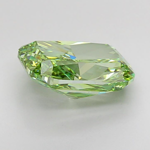 Diamante Cultivado en Laboratorio SHREERAJ SOLITAIRE de 3.00ct, Corte Cojín, Verde Intenso, Claridad VVS2, Certificado IGI, Suelto LGR-0399 para Joyería - Product Image 4