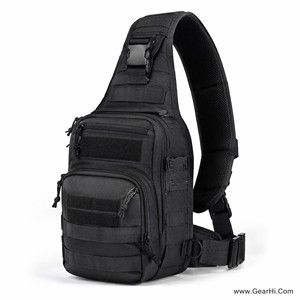Ambidextrous Crossbody Pack Urban One Strap <b>Backpack</b> Everyday Carry Sling Bag Modular Security Shoulder Pouch - Product Image 1