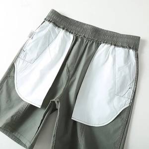 2025 <b>Men's</b> Quick Dry Cargo <b>Shorts</b> Custom Printed 100% Cotton Nylon <b>Elastic</b> <b>Waist</b> Classic High Street Style Solid Pattern Classic - Product Image 2