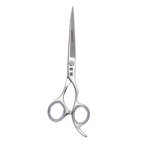 Professional 6.5 Inch Stainless Steel Hair Cutting Scissors Kit with <b>Comb</b> Leather Case Rings Screw Adjuster and Cloth - Product Image 1