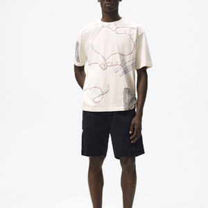 New Heavy <b>Weight</b> Plain <b>Blank</b> Cotton Blend T Shirt Manufacturers Wholesale Short Sleeve Microfiber T-Shirts Plus Size - Product Image 1
