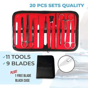 Juego de instrumentos de entrenamiento veterinario médico profesional, Kit de disección de Anatomía de acero inoxidable, Kit quirúrgico Manual para Hospital - Product Image 5