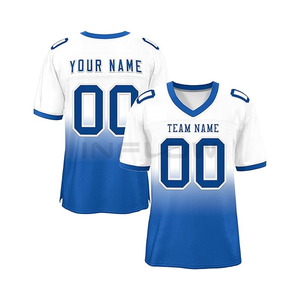 Uniforme de football américain personnalisé avec broderie par sublimation, maillot de football américain, taille plus, respirant, maille pour sports de plein air - Product Image 1