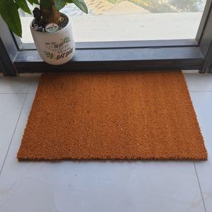 Tapis de porte en fibre de coco-Le matériau original du paillasson résistant - Product Image 3