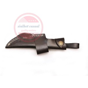 Custom Leather Sheath For Fixed Blade Knives Cleaver Knife Case - Product Image 5