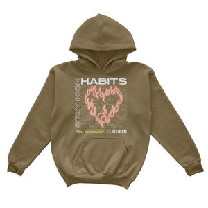 Sweat à capuche en coton épais pour hommes de qualité supérieure Fabricant OEM Impression personnalisée Vente en gros - Product Image 1