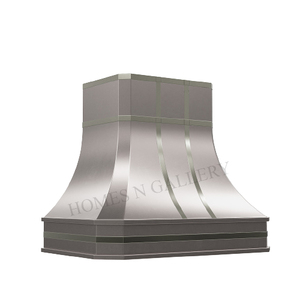 Hotte de cuisine murale en cuivre martelé et acier inoxydable avec filtre à charbon, aspiration électrique/manuelle pour cuisine - Product Image 5