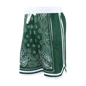 Pantalones cortos de malla de gimnasio para hombre baloncesto verano sublimación estiramiento Dtg impresión 100% poliéster 5 pulgadas entrepierna logotipo personalizado ropa de gimnasio - Product Image 2