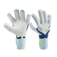 Gants de gardien de but de football professionnels en cuir, à doigts entiers, respirants, protection UV, antidérapants, séchage rapide, fermeture auto-agrippante