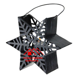 Bougeoir supérieur pour décoration de table et décoration de table de dîner Design surélevé Ensemble de 2 dos et or mural et table - Product Image 3