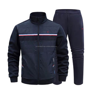 Ensemble de survêtement de fitness personnalisé de haute qualité, respirant, pour hommes, grandes tailles, technique délavée, idéal pour l'hiver - Product Image 2